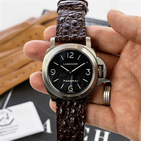 welche stegbreite hat das armband für die panerai pam 176|Panerai Luminor Base PAM 00176 .